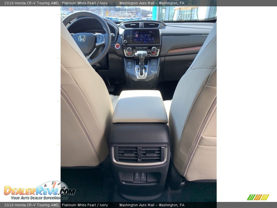 2019 Honda CR-V Touring AWD Platinum White Pearl / Ivory Photo #26
