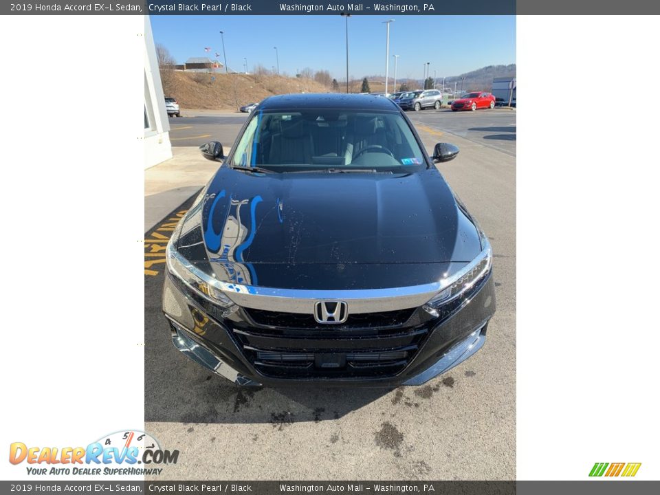 2019 Honda Accord EX-L Sedan Crystal Black Pearl / Black Photo #3