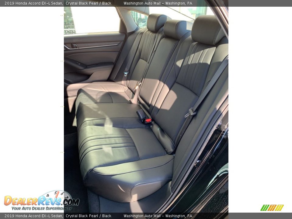 2019 Honda Accord EX-L Sedan Crystal Black Pearl / Black Photo #18
