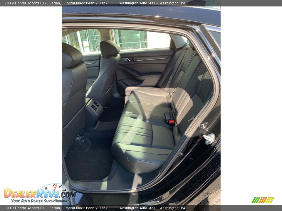 2019 Honda Accord EX-L Sedan Crystal Black Pearl / Black Photo #19