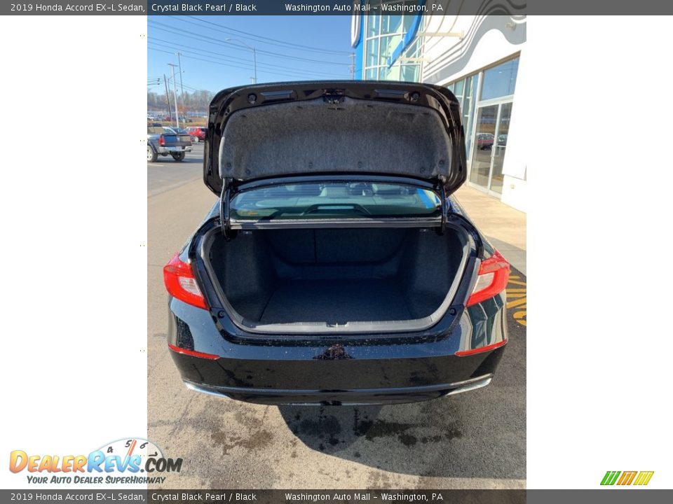 2019 Honda Accord EX-L Sedan Crystal Black Pearl / Black Photo #20