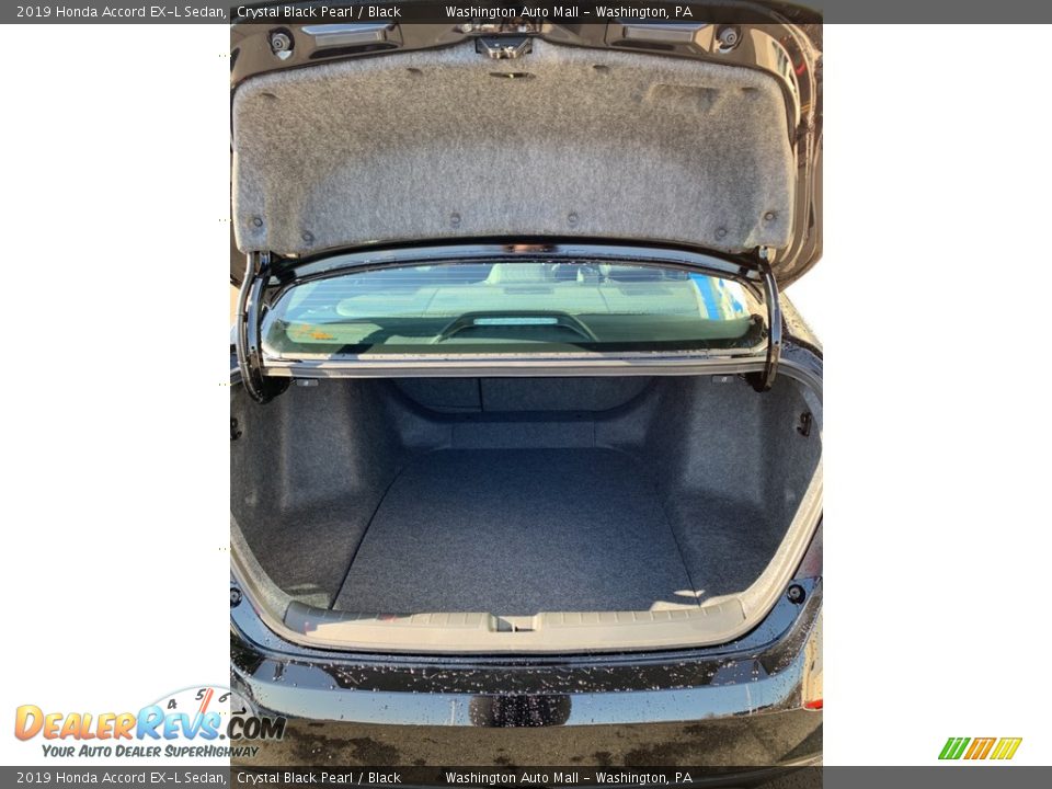 2019 Honda Accord EX-L Sedan Crystal Black Pearl / Black Photo #21