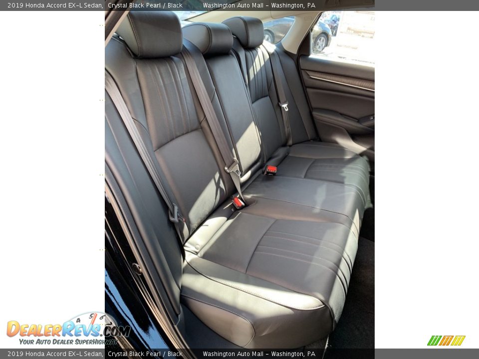 2019 Honda Accord EX-L Sedan Crystal Black Pearl / Black Photo #24