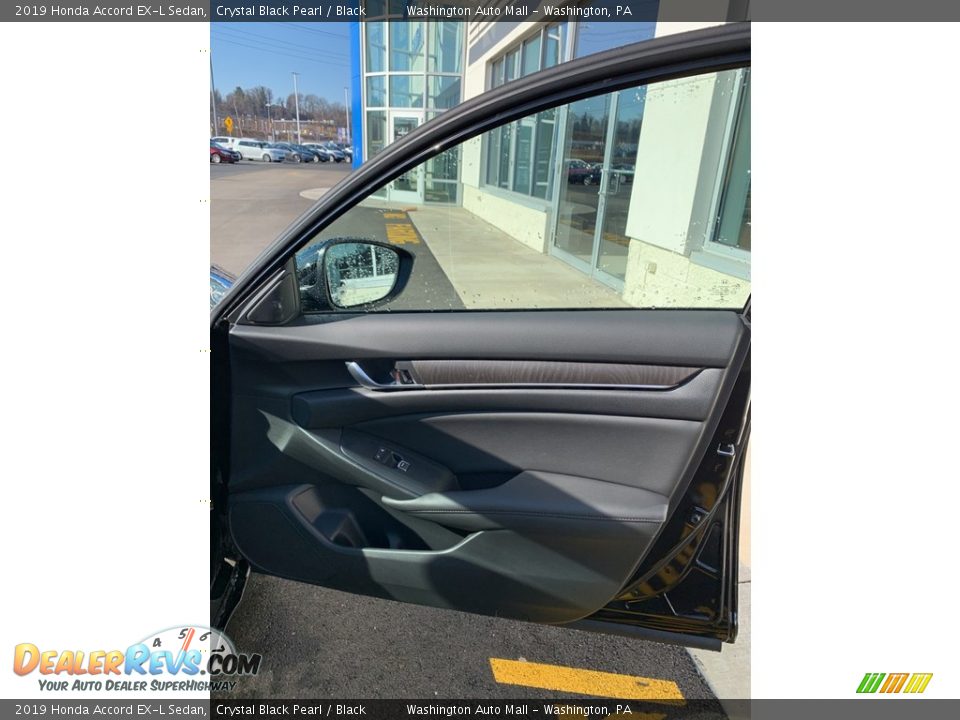 2019 Honda Accord EX-L Sedan Crystal Black Pearl / Black Photo #26