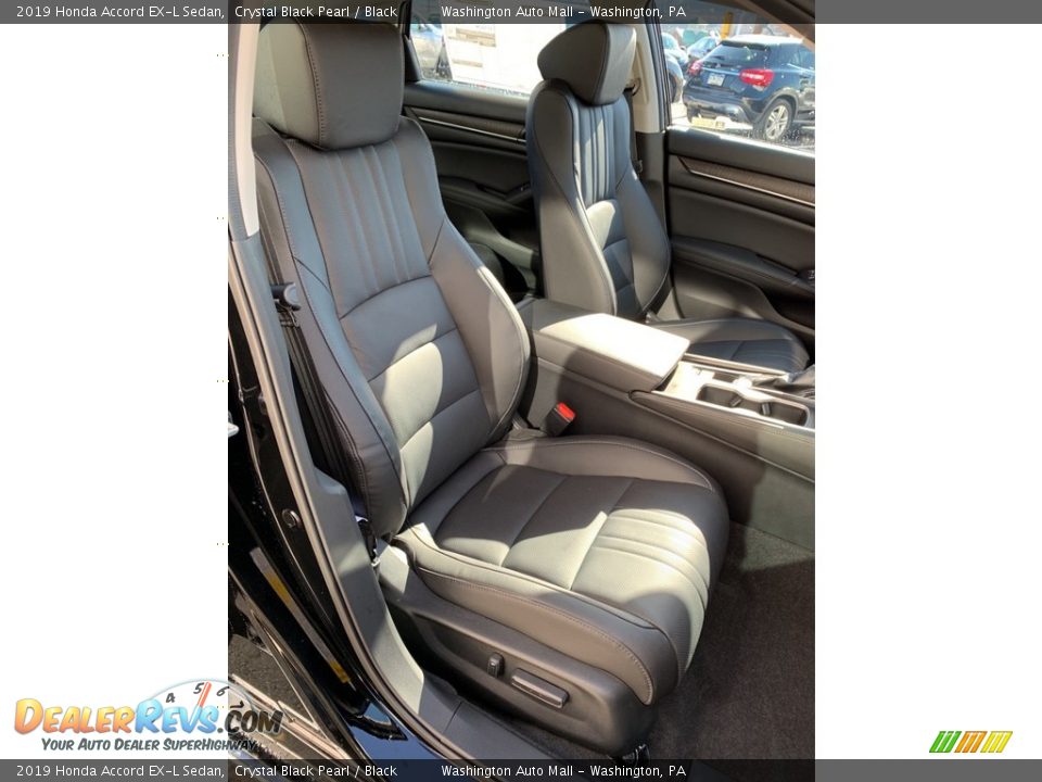 2019 Honda Accord EX-L Sedan Crystal Black Pearl / Black Photo #27