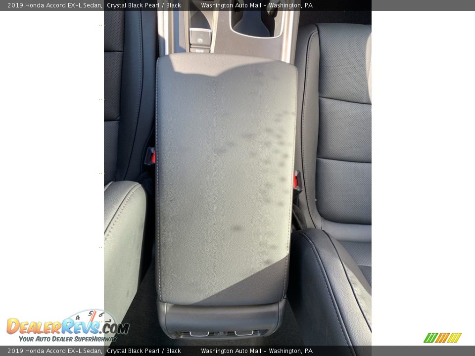 2019 Honda Accord EX-L Sedan Crystal Black Pearl / Black Photo #36