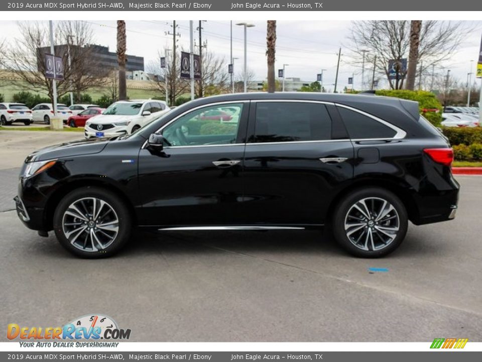 2019 Acura MDX Sport Hybrid SH-AWD Majestic Black Pearl / Ebony Photo #4