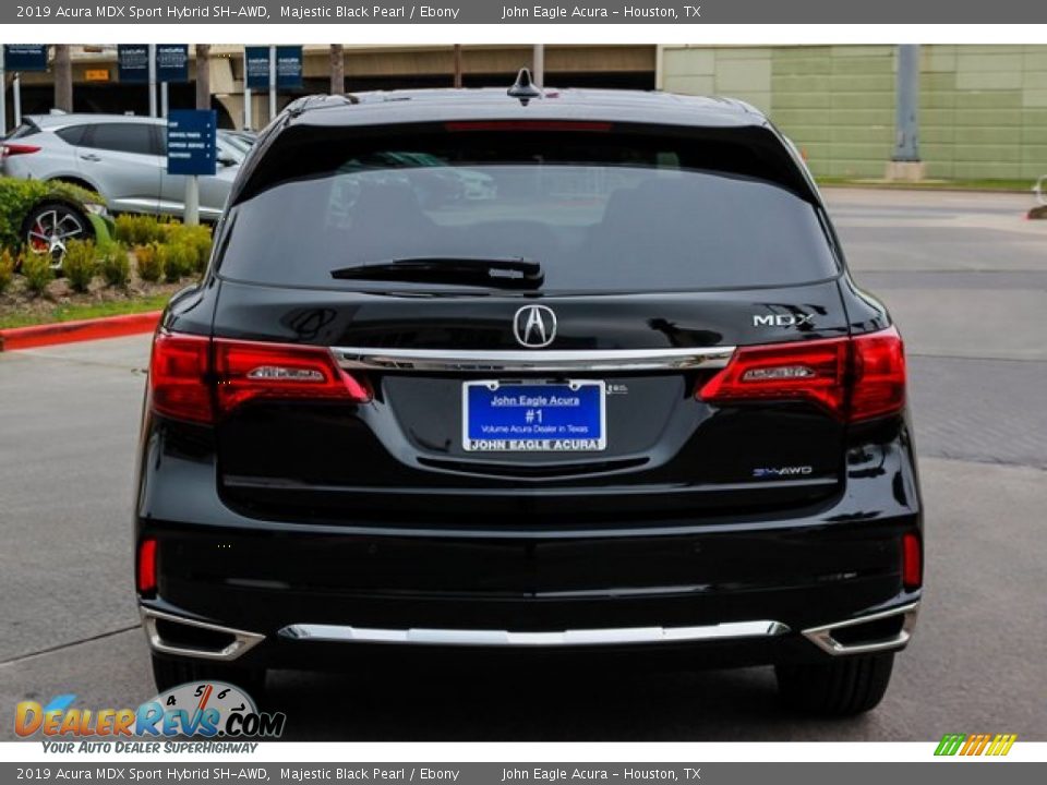 2019 Acura MDX Sport Hybrid SH-AWD Majestic Black Pearl / Ebony Photo #6