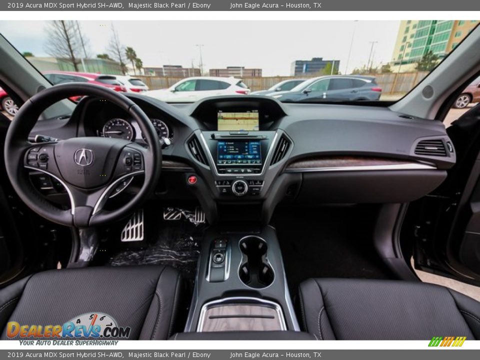 2019 Acura MDX Sport Hybrid SH-AWD Majestic Black Pearl / Ebony Photo #9