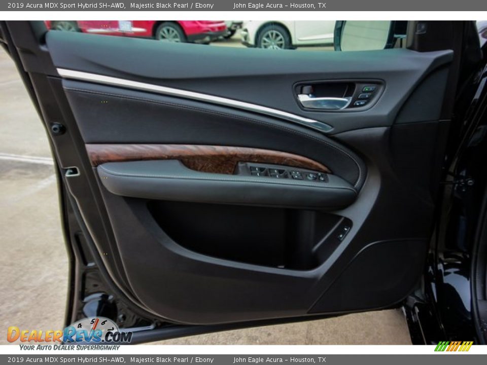 2019 Acura MDX Sport Hybrid SH-AWD Majestic Black Pearl / Ebony Photo #15