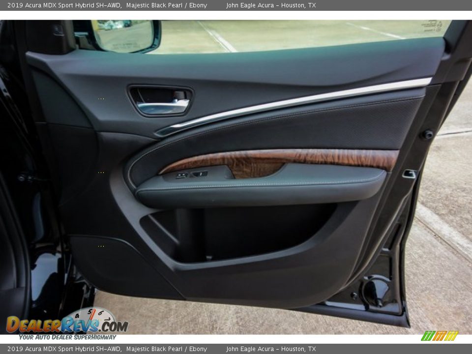 2019 Acura MDX Sport Hybrid SH-AWD Majestic Black Pearl / Ebony Photo #23