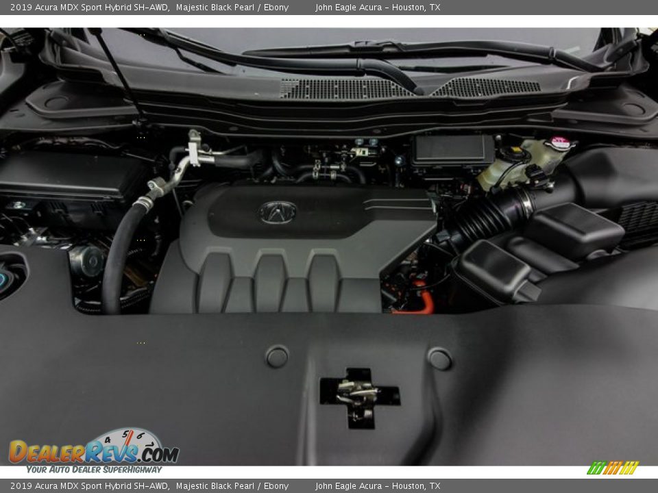 2019 Acura MDX Sport Hybrid SH-AWD Majestic Black Pearl / Ebony Photo #25