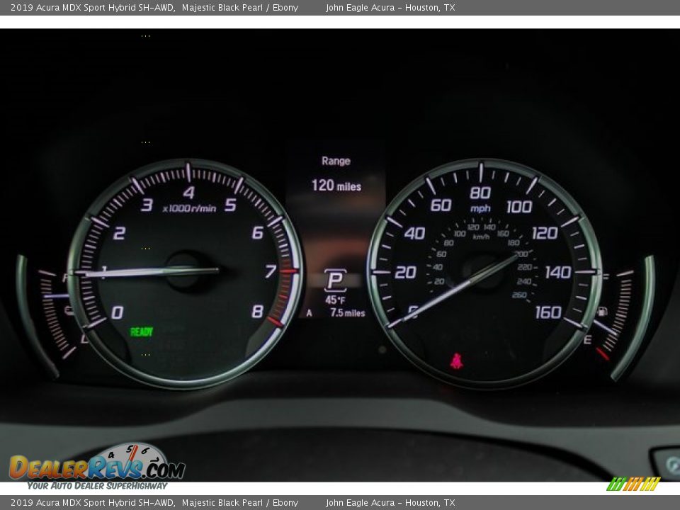 2019 Acura MDX Sport Hybrid SH-AWD Majestic Black Pearl / Ebony Photo #34