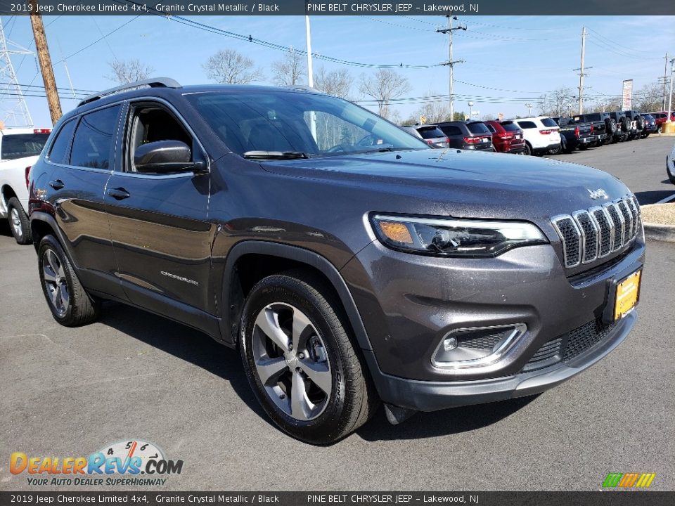 2019 Jeep Cherokee Limited 4x4 Granite Crystal Metallic / Black Photo #1