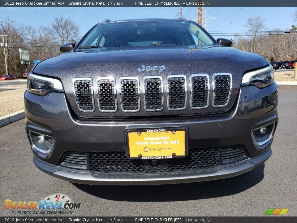 2019 Jeep Cherokee Limited 4x4 Granite Crystal Metallic / Black Photo #2