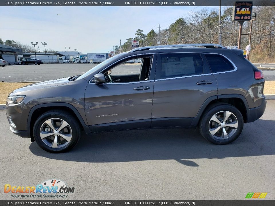 2019 Jeep Cherokee Limited 4x4 Granite Crystal Metallic / Black Photo #3