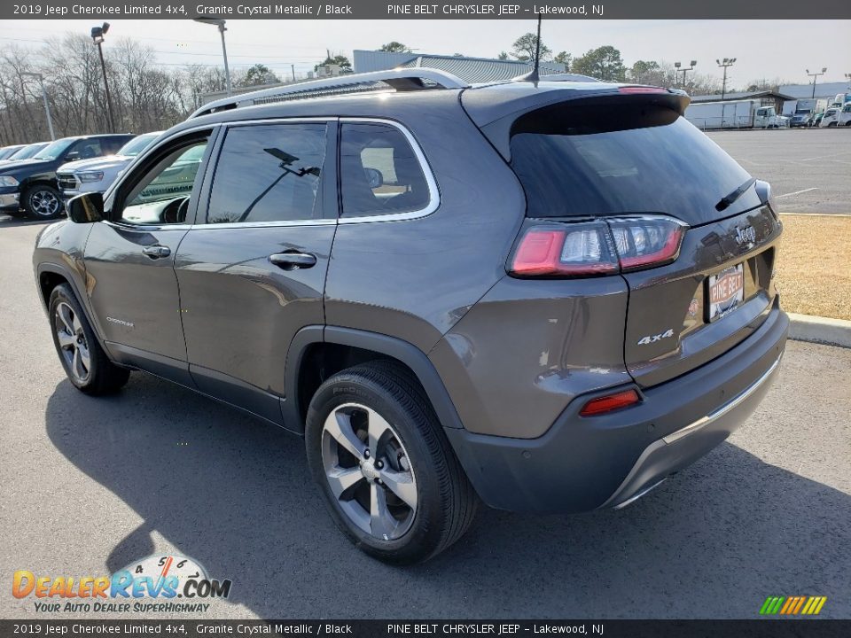 2019 Jeep Cherokee Limited 4x4 Granite Crystal Metallic / Black Photo #4