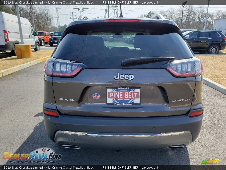 2019 Jeep Cherokee Limited 4x4 Granite Crystal Metallic / Black Photo #5