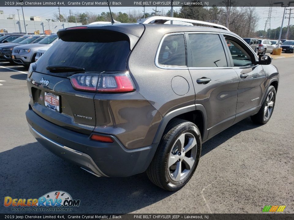 2019 Jeep Cherokee Limited 4x4 Granite Crystal Metallic / Black Photo #6