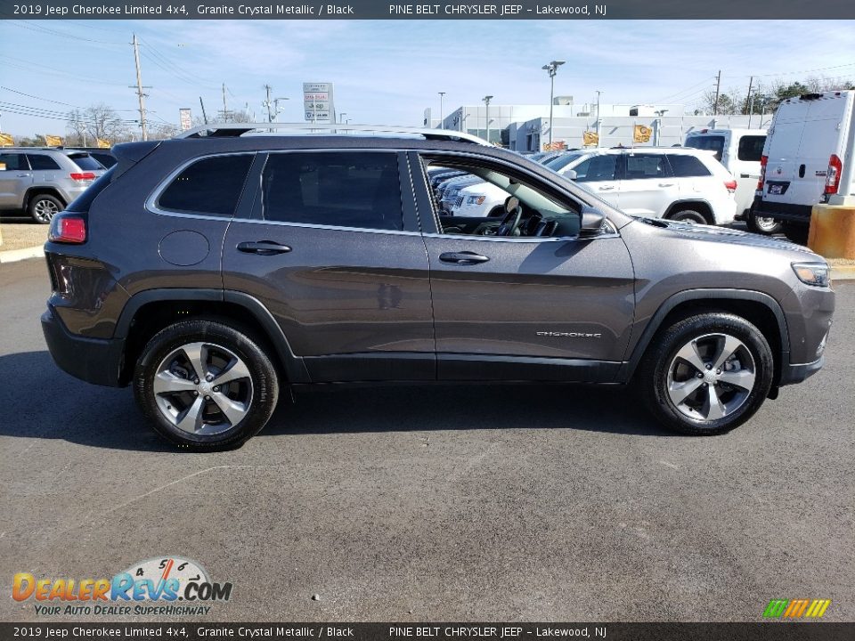 2019 Jeep Cherokee Limited 4x4 Granite Crystal Metallic / Black Photo #7