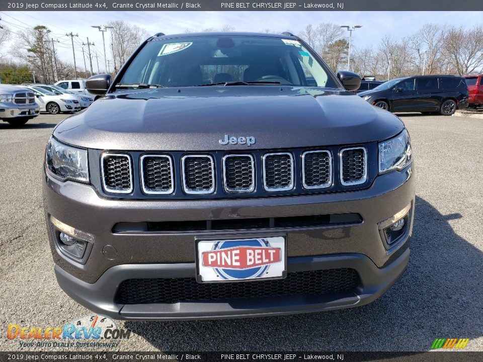 2019 Jeep Compass Latitude 4x4 Granite Crystal Metallic / Black Photo #2