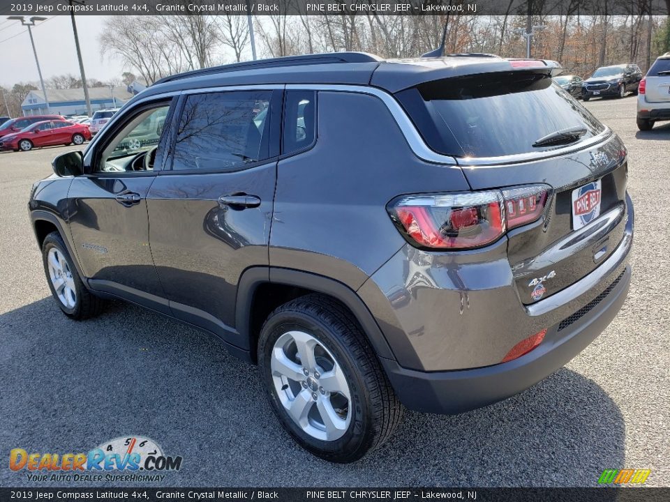 2019 Jeep Compass Latitude 4x4 Granite Crystal Metallic / Black Photo #4