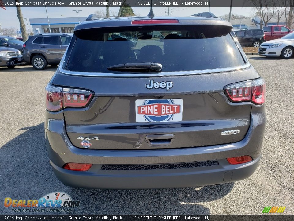 2019 Jeep Compass Latitude 4x4 Granite Crystal Metallic / Black Photo #5