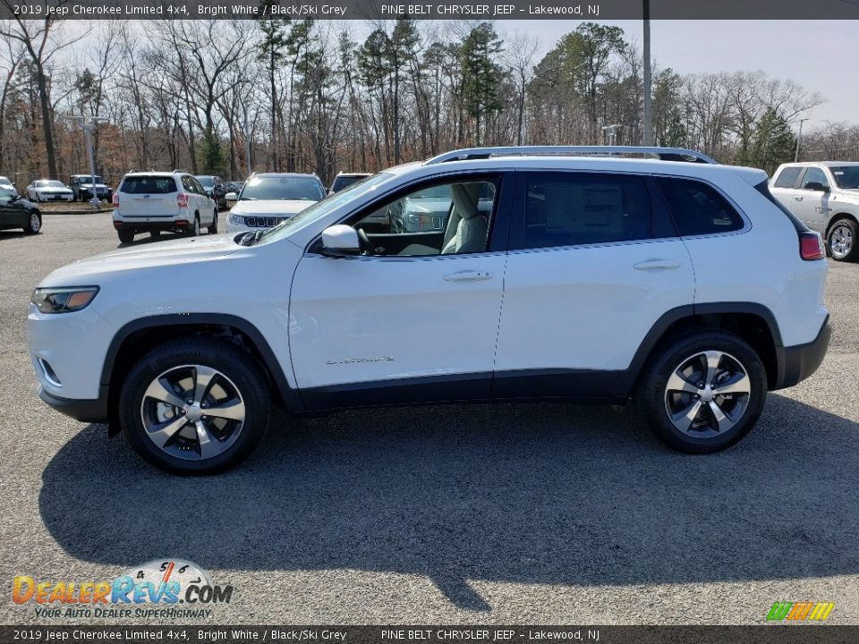 2019 Jeep Cherokee Limited 4x4 Bright White / Black/Ski Grey Photo #3