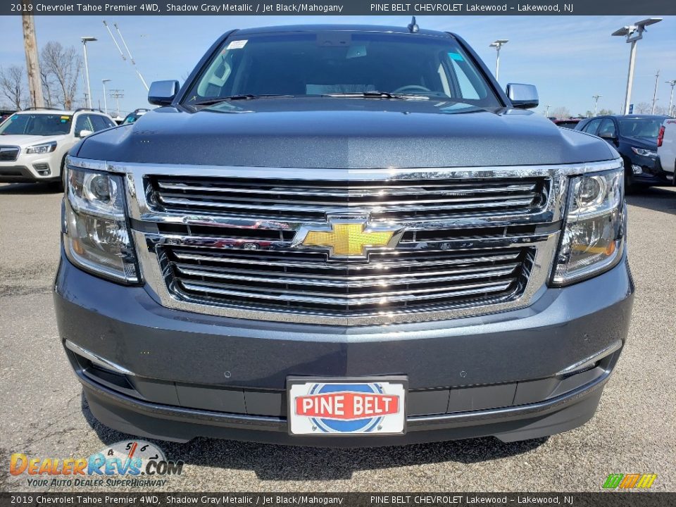 2019 Chevrolet Tahoe Premier 4WD Shadow Gray Metallic / Jet Black/Mahogany Photo #2