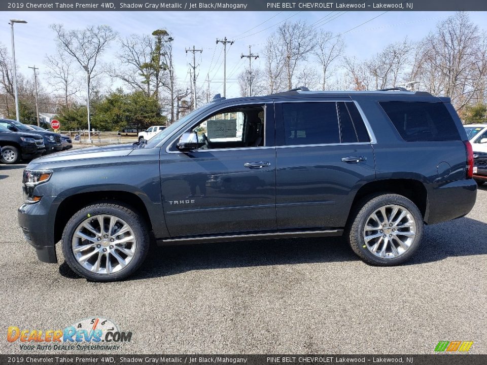 2019 Chevrolet Tahoe Premier 4WD Shadow Gray Metallic / Jet Black/Mahogany Photo #3