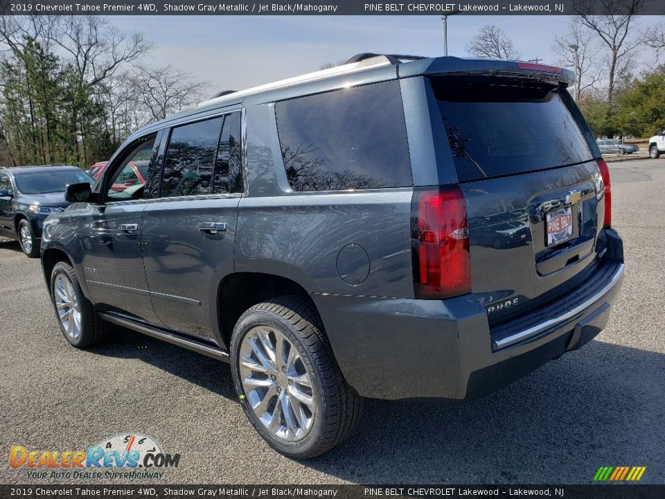 2019 Chevrolet Tahoe Premier 4WD Shadow Gray Metallic / Jet Black/Mahogany Photo #4