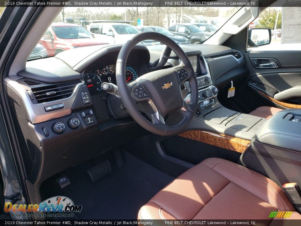 2019 Chevrolet Tahoe Premier 4WD Shadow Gray Metallic / Jet Black/Mahogany Photo #7