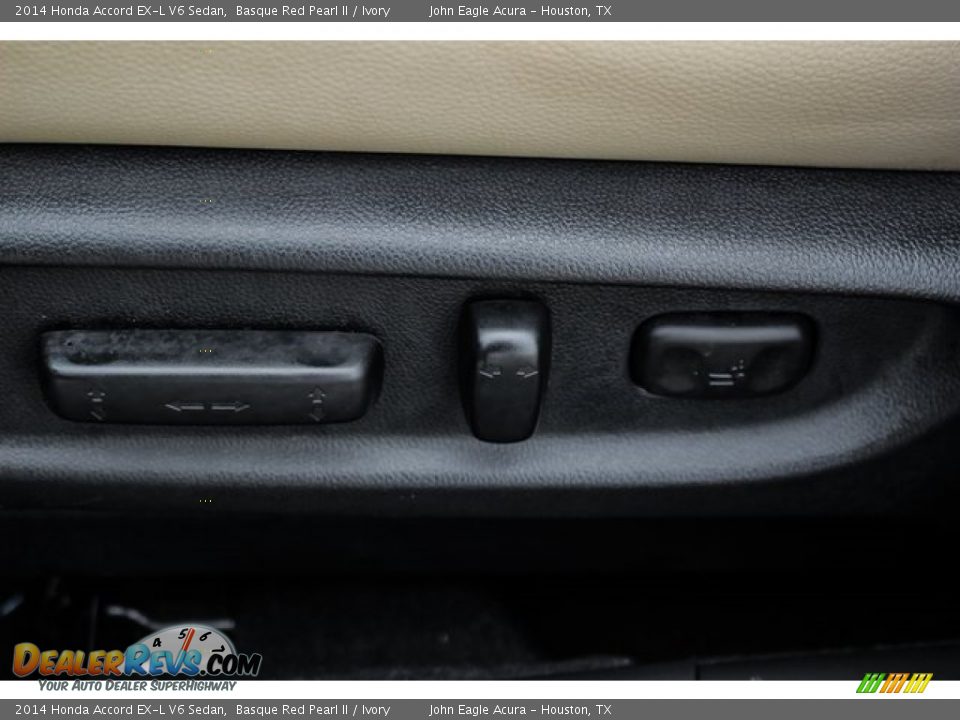 2014 Honda Accord EX-L V6 Sedan Basque Red Pearl II / Ivory Photo #16
