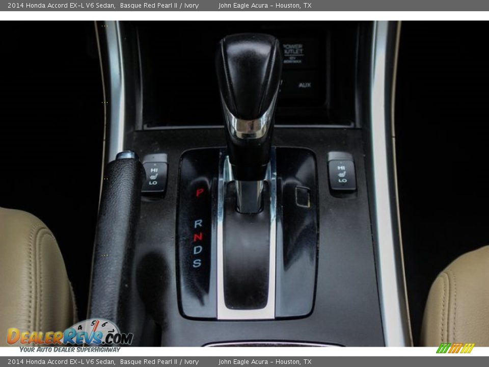 2014 Honda Accord EX-L V6 Sedan Basque Red Pearl II / Ivory Photo #32