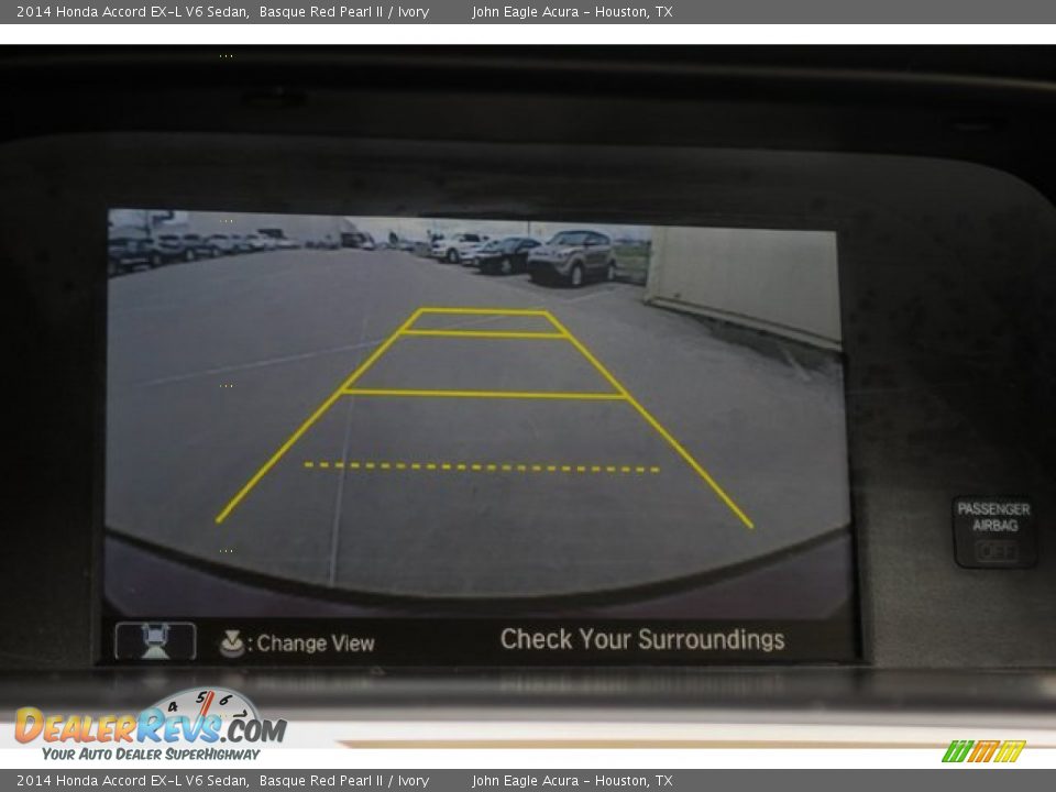 2014 Honda Accord EX-L V6 Sedan Basque Red Pearl II / Ivory Photo #34