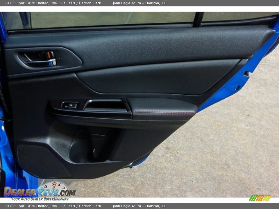 2018 Subaru WRX Limited WR Blue Pearl / Carbon Black Photo #22