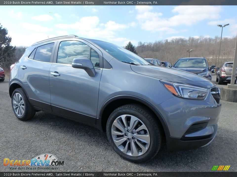 2019 Buick Encore Preferred AWD Satin Steel Metallic / Ebony Photo #3