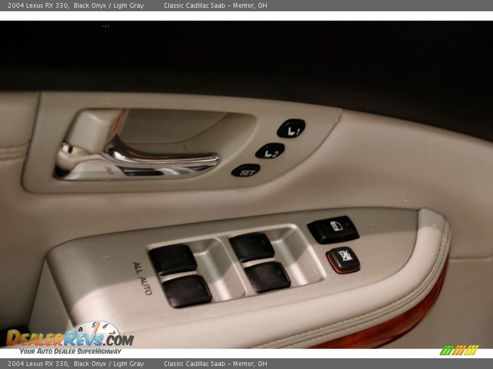 2004 Lexus RX 330 Black Onyx / Light Gray Photo #5