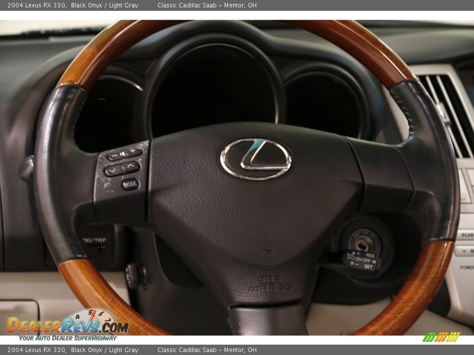 2004 Lexus RX 330 Black Onyx / Light Gray Photo #9