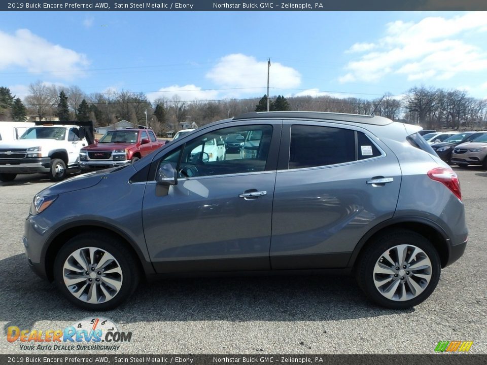 2019 Buick Encore Preferred AWD Satin Steel Metallic / Ebony Photo #9