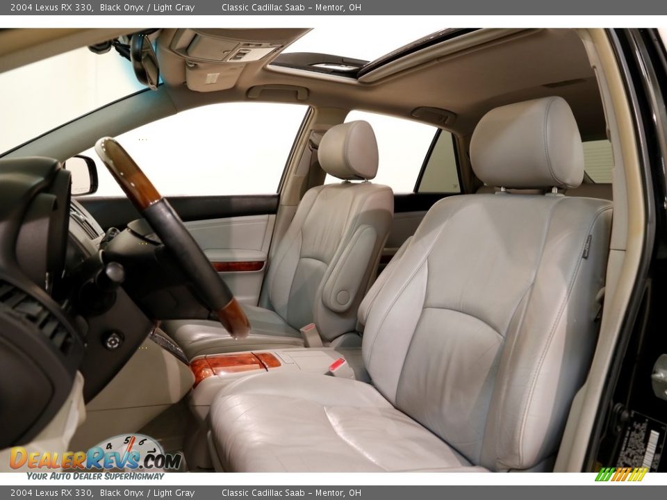 2004 Lexus RX 330 Black Onyx / Light Gray Photo #11