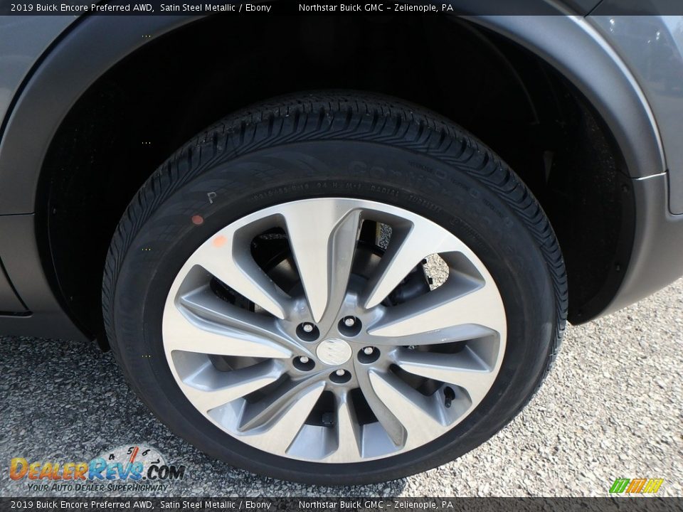 2019 Buick Encore Preferred AWD Satin Steel Metallic / Ebony Photo #10