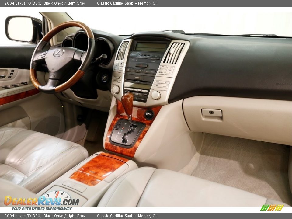 2004 Lexus RX 330 Black Onyx / Light Gray Photo #18