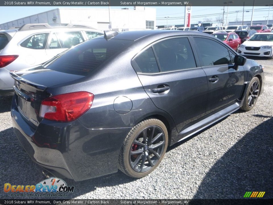 2018 Subaru WRX Premium Dark Gray Metallic / Carbon Black Photo #3