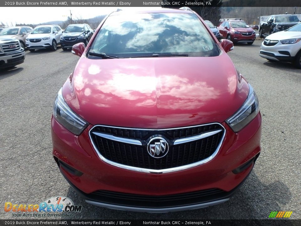 2019 Buick Encore Preferred AWD Winterberry Red Metallic / Ebony Photo #2