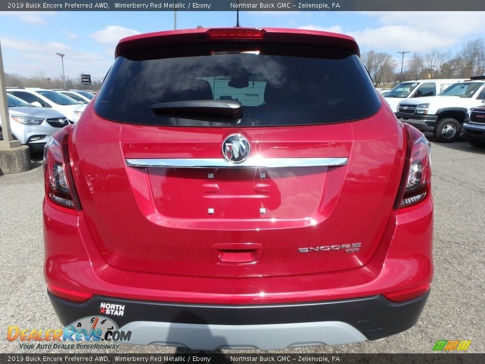2019 Buick Encore Preferred AWD Winterberry Red Metallic / Ebony Photo #6