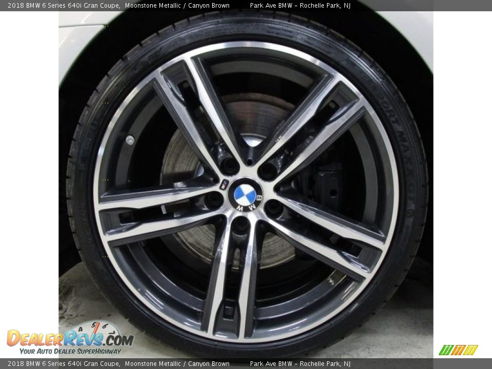 2018 BMW 6 Series 640i Gran Coupe Moonstone Metallic / Canyon Brown Photo #27