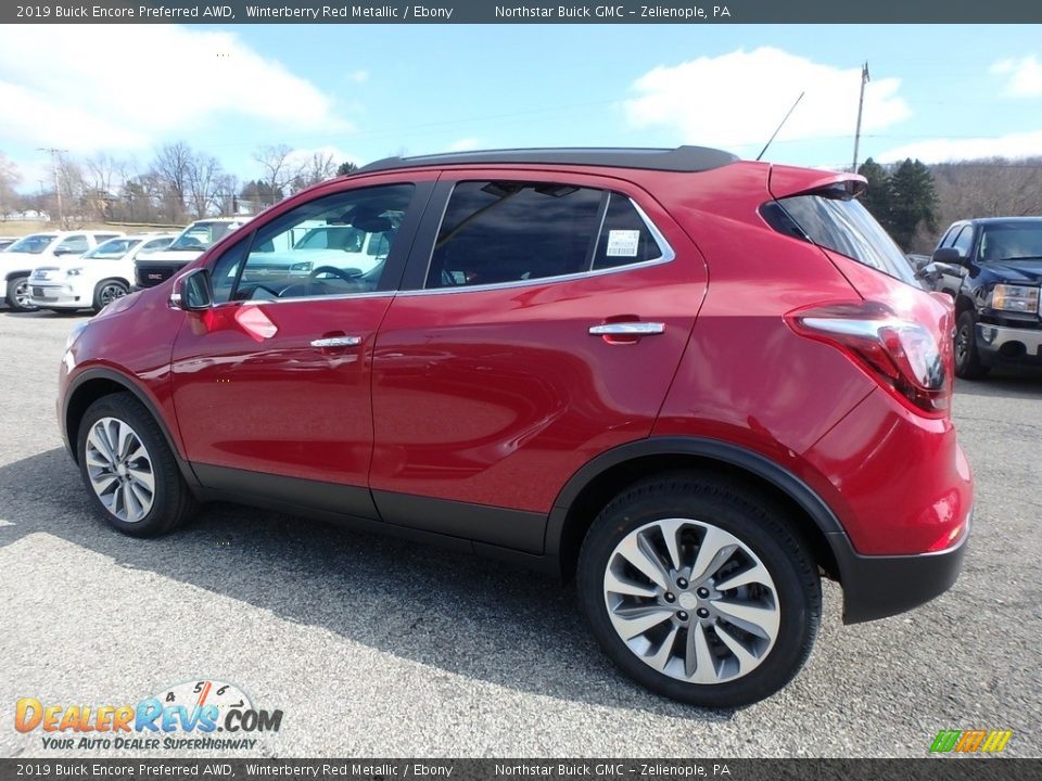 2019 Buick Encore Preferred AWD Winterberry Red Metallic / Ebony Photo #8