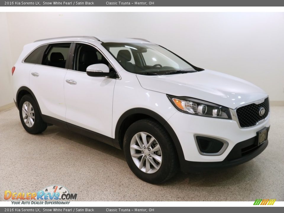 2016 Kia Sorento LX Snow White Pearl / Satin Black Photo #1