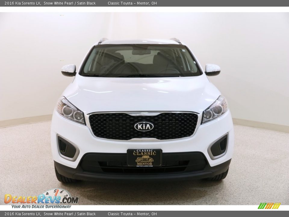 2016 Kia Sorento LX Snow White Pearl / Satin Black Photo #2